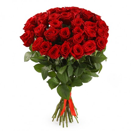 Букет №10 (35 красных роз Ред Наоми)