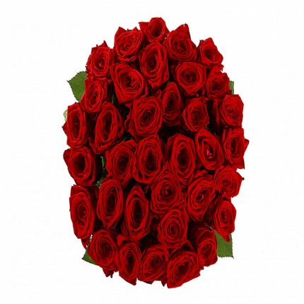 Букет №10 (35 красных роз Ред Наоми)