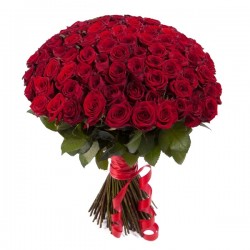 Букет №30 (101 красная роза Ред Наоми)