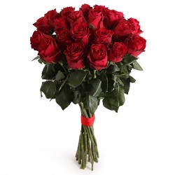 Букет из 21 красной розы Родос №145