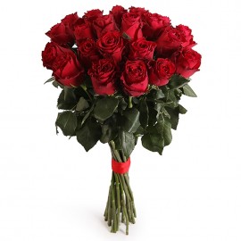 Букет №145 (21 красная роза Родос)