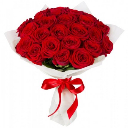 Букет №58 (25 красных роз Ред Наоми)