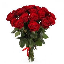 Букет из 25 красных роз Фридом №48